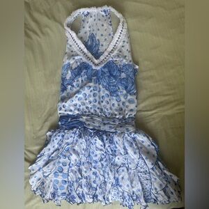 blue st barths poupette dress